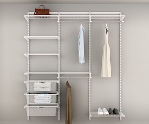 Vaate- & kenkäsäilytys Classic valkoinen kaikki. 7