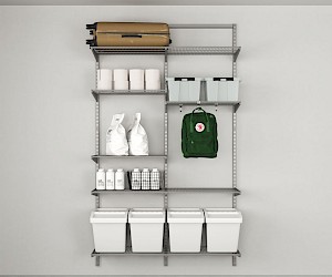 Varasto & kierrätys, säilytysratkaisu 1