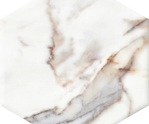 Mini Hex Calacatta Gold