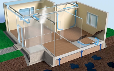 Lattiarakenteen tuuletusjärjestelmä